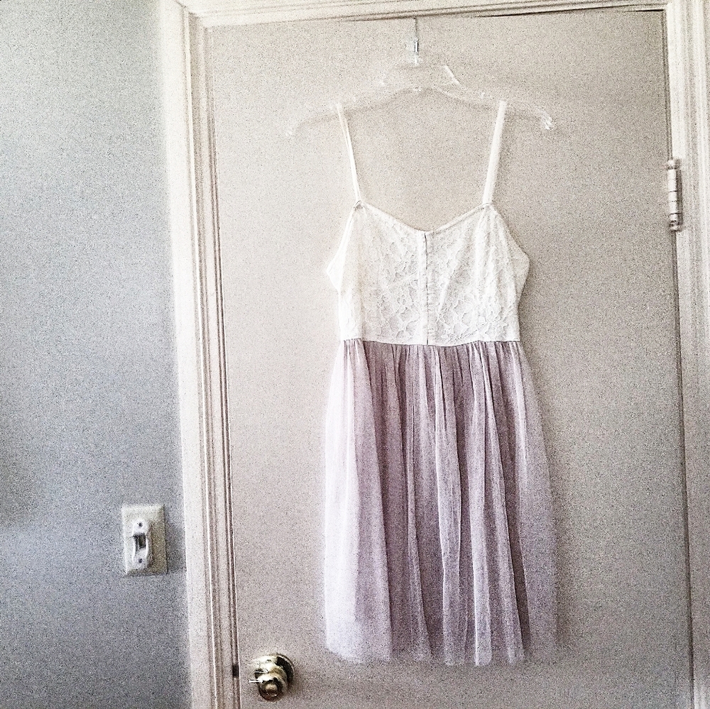 American Eagle Flirty Lace and Tulle Dress